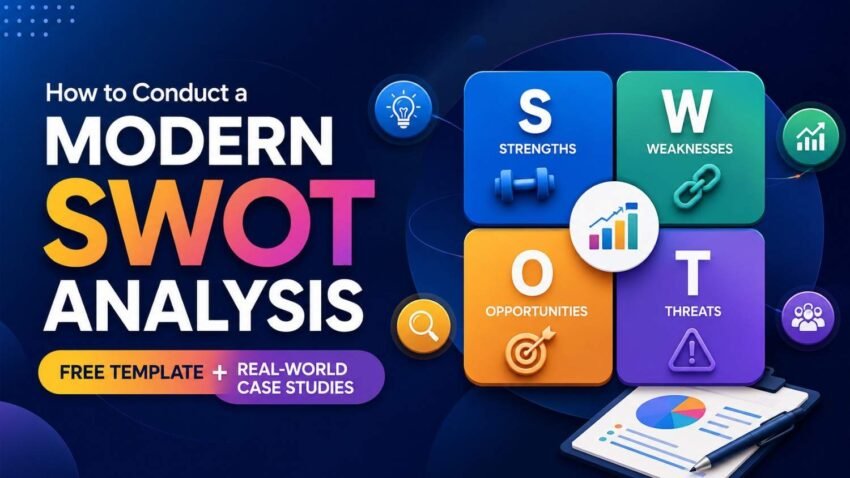 How to Conduct a Modern SWOT Analysis Free Template + Real-World Case Studies