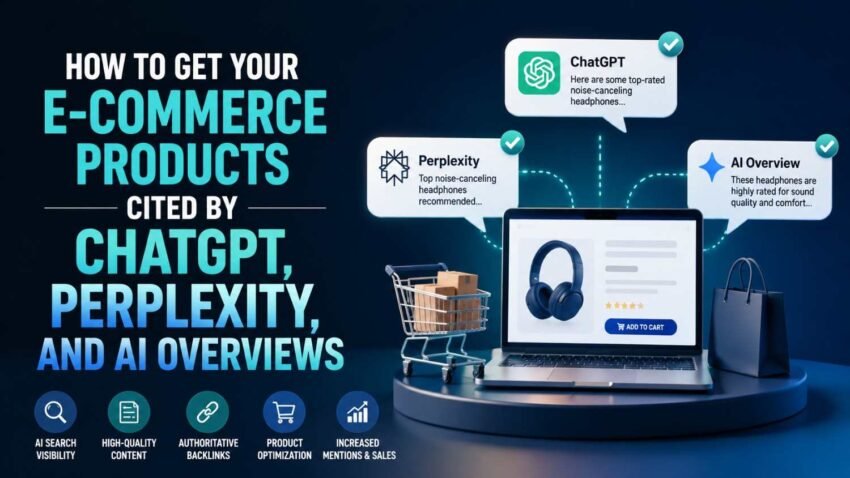 How to Get Your E-Commerce Products Cited by ChatGPT, Perplexity, and AI Overviews
